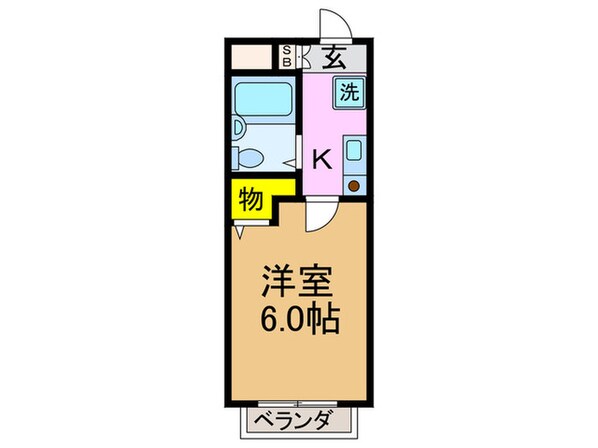 ハイツドメインの物件間取画像